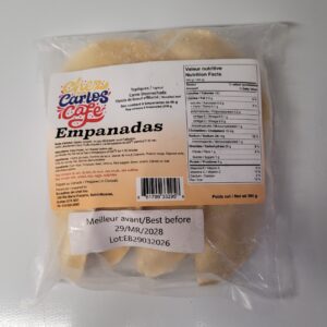 Empanadas Chez Carlos (Ville de Québec seulement)