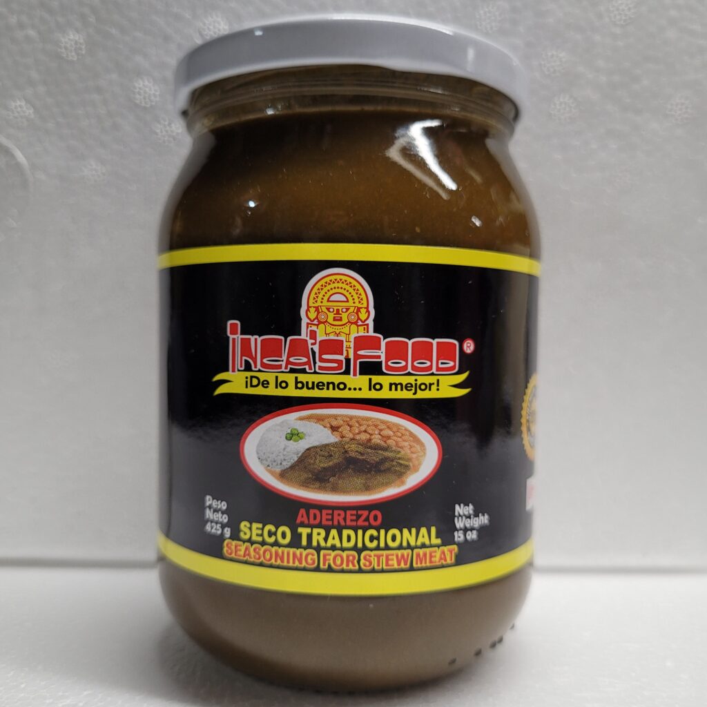 Aderezo de Seco Tradicional Inca's Food