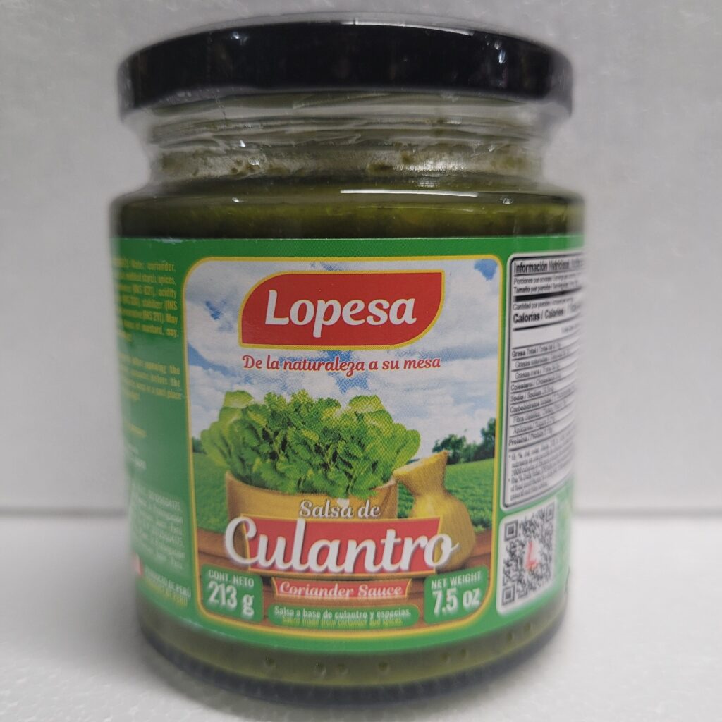 Salsa de Culantro Lopesa 213g